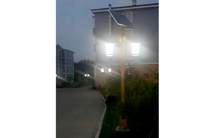 太阳能庭院灯夜拍案例